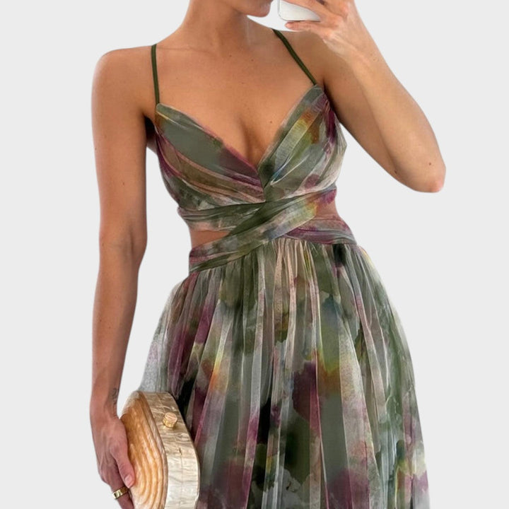 Mia - Cvjetna Maki Haljina za Beznapornu Eleganciju