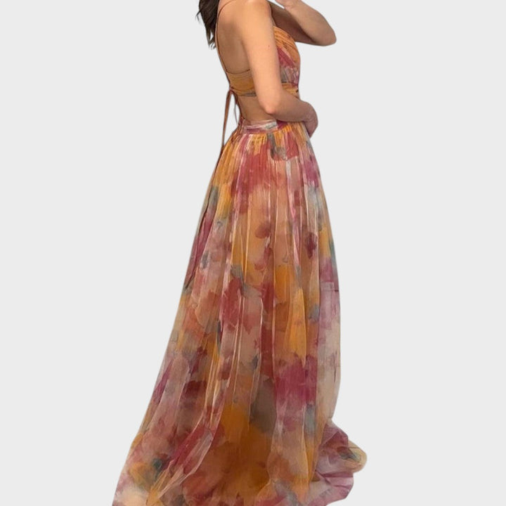 Mia - Cvjetna Maki Haljina za Beznapornu Eleganciju