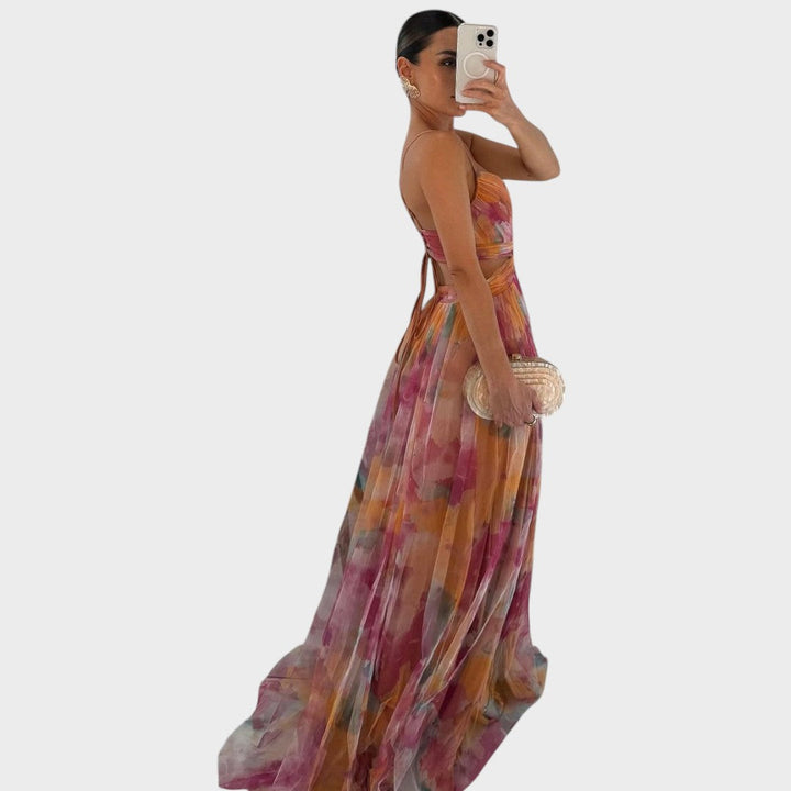 Mia - Cvjetna Maki Haljina za Beznapornu Eleganciju