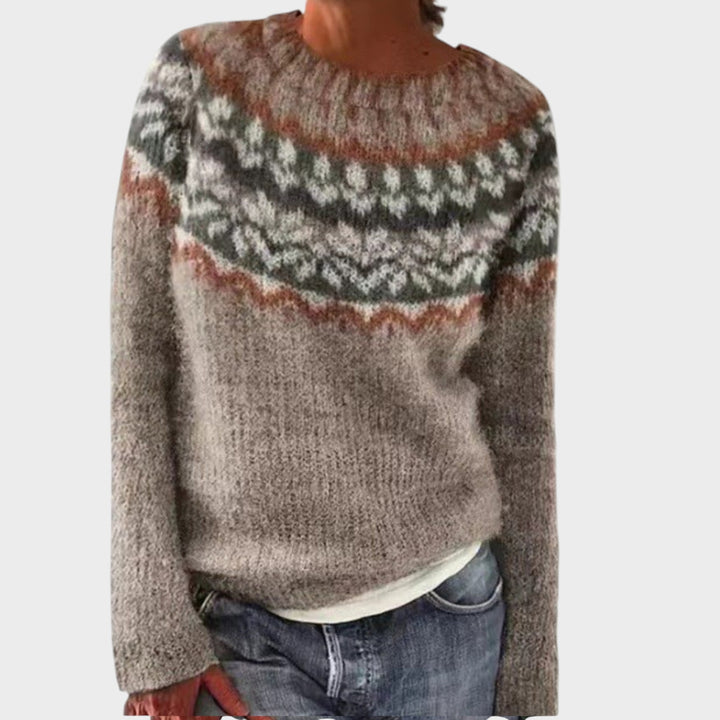 Nives™ - Udobni retro pulover