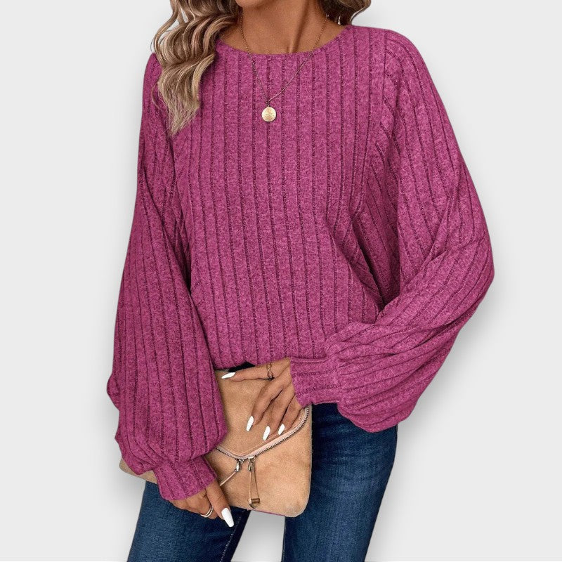 Natalija | Opuštena elegantna bluza s dugim rukavima